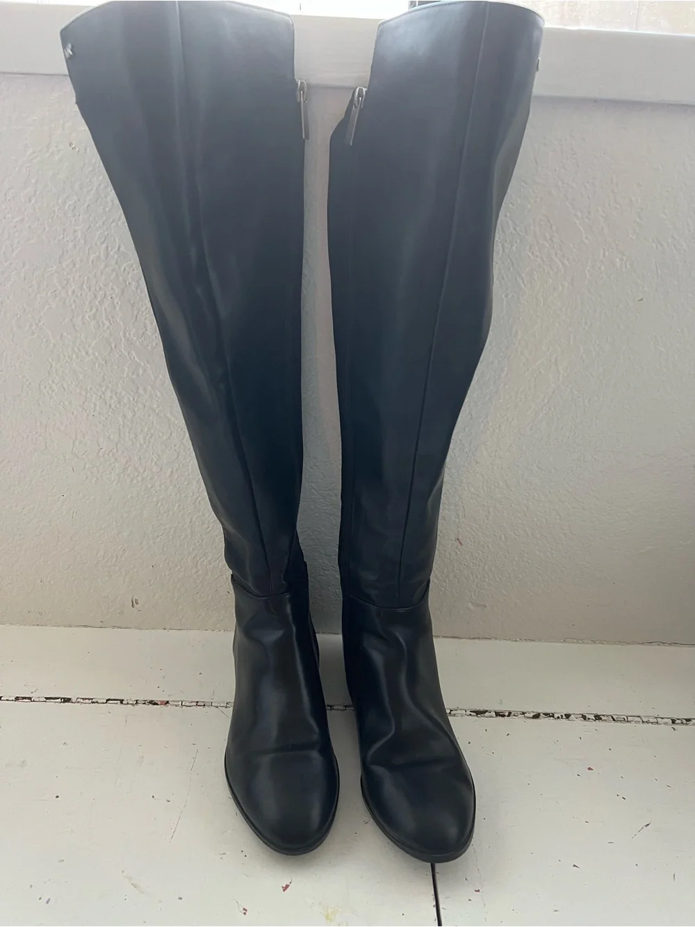 Michael Kors Black Over-the-Knee Riding Boots